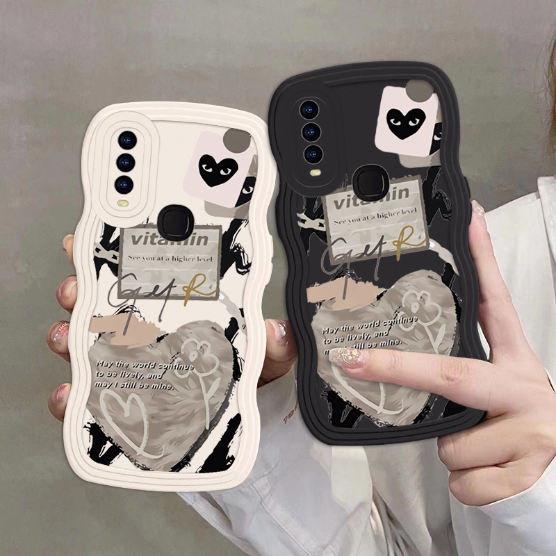 Ốp Điện Thoại Silicon Chống Rơi Họa Tiết graffiti Cho vivo y17 y11 y15 y12 y20 y21 y93 y91 y50 y15s
