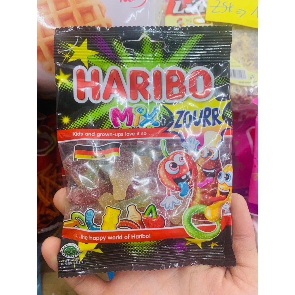 Kẹo dẻo Haribo các vị gói 80g