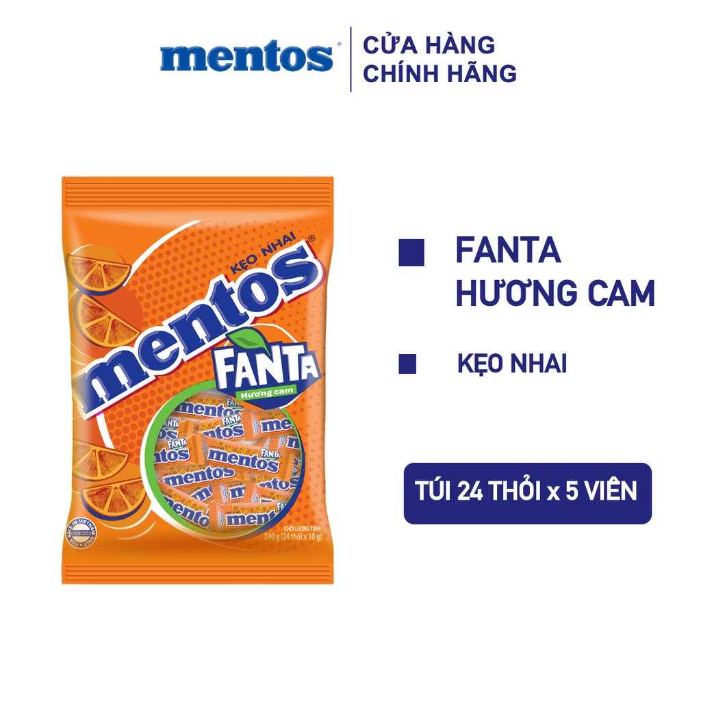 Kẹo nhai Mentos nhiều hương