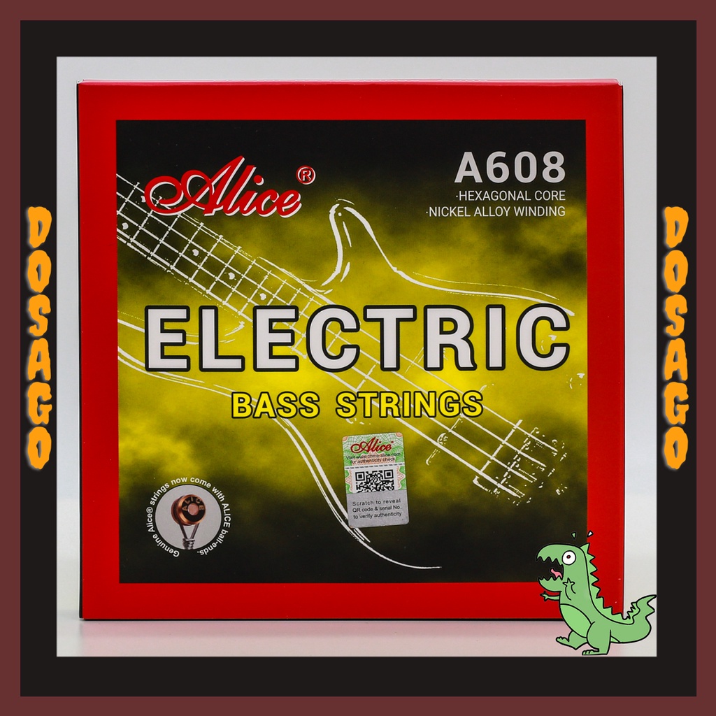 Chính hãng - Dây đàn Alice A608 dành cho guitar bass