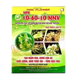 Phân bón 10-60-10 - xử lý ra hoa nghịch vụ, phân hoá mầm, kích hoa trổ đồng loạt, tăng đậu trái non
