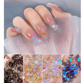 Set đá chân bằng màu pha lê siêu đẹp