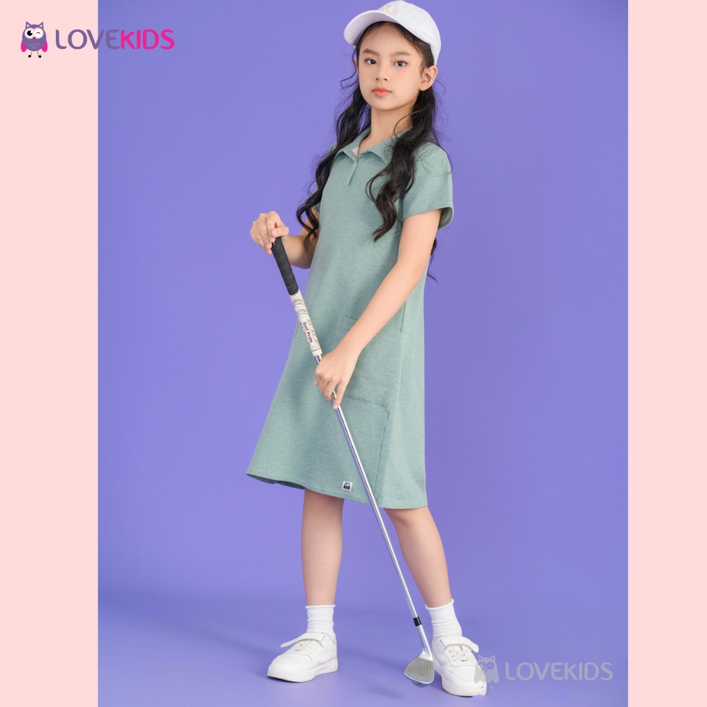 Váy cộc tay dáng A phối túi - Lovekids