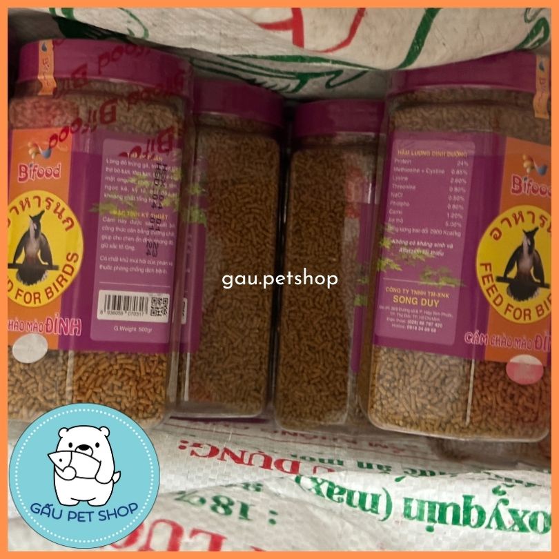 Cám Trứng Bifood đỉnh hủ cho chào mào 500g – Gau.petshop