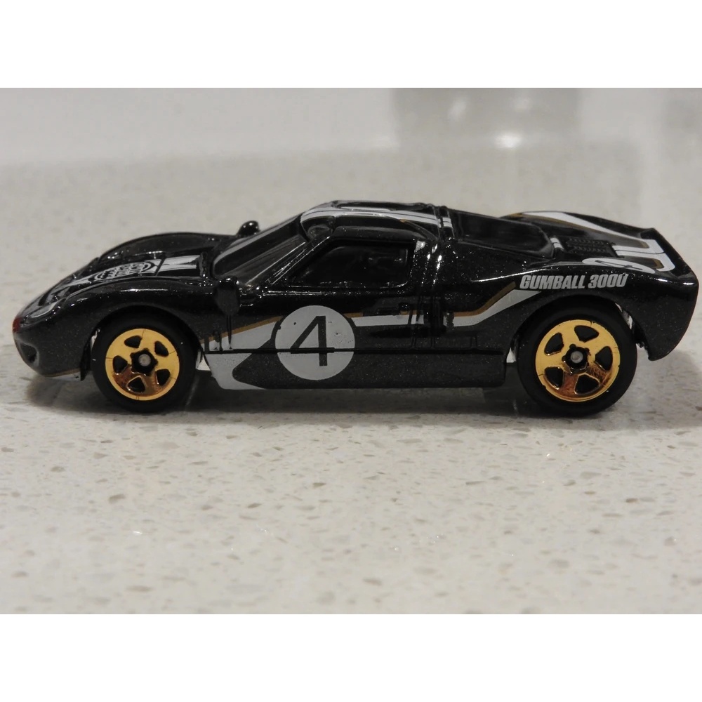 Ducstore.vn Xe mô hình GTC66 Hot Wheels Ford GT-40 - Metalflake Gloss Black- Card US