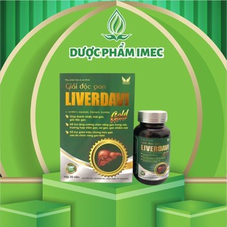 Giải độc gan liverdavi gold, hỗ trợ giúp thanh nhiệt, mát gan, giải độc gan, tăng cường chức năng gan