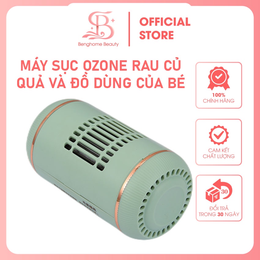 Máy Sục Ozone Diệt Khuẩn 99% - Rửa Rau Củ Quả, Vệ Sinh Đồ Dùng Của Bé Yêu