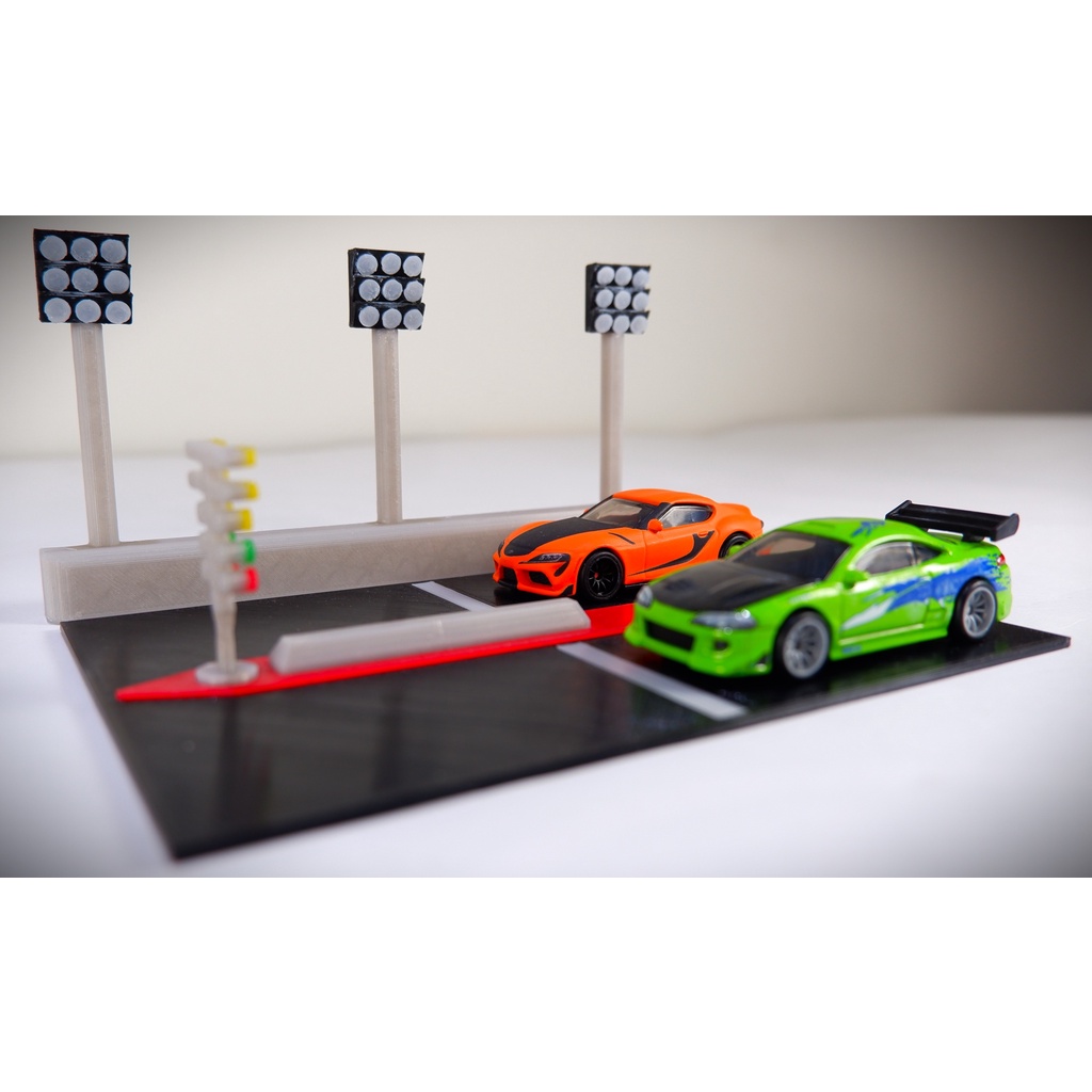 Bộ đường đua cho xe mô hình 1:64 Hotwheels, Tomica, Minigt, Matchbox,...