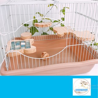 Bậc thang gỗ gắn lồng cho Hamster , Sóc , Chim