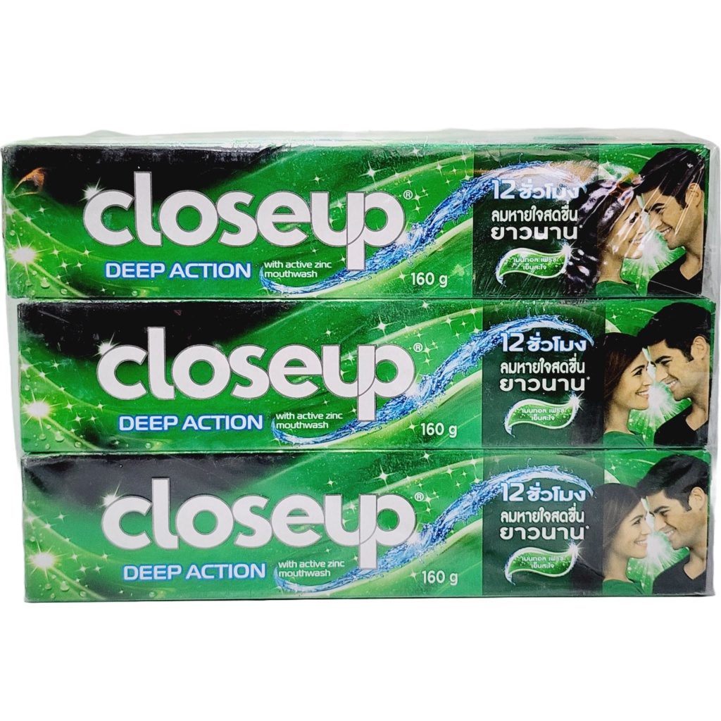 Kem đánh răng CLOSEUP Thái Lan 160gr - Ngừa sâu, trắng răng, bạc hà thơm mát