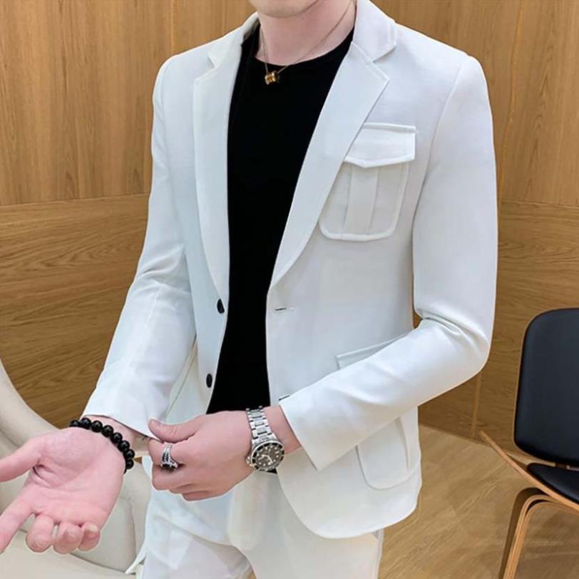 h Áo Vest Nam, Vest nam Phối túi ngực, kèm túi hộp 2 bên áo. Dáng ôm Body sang trọng Lịch Lãm mã N45 . | BigBuy360 - bigbuy360.vn