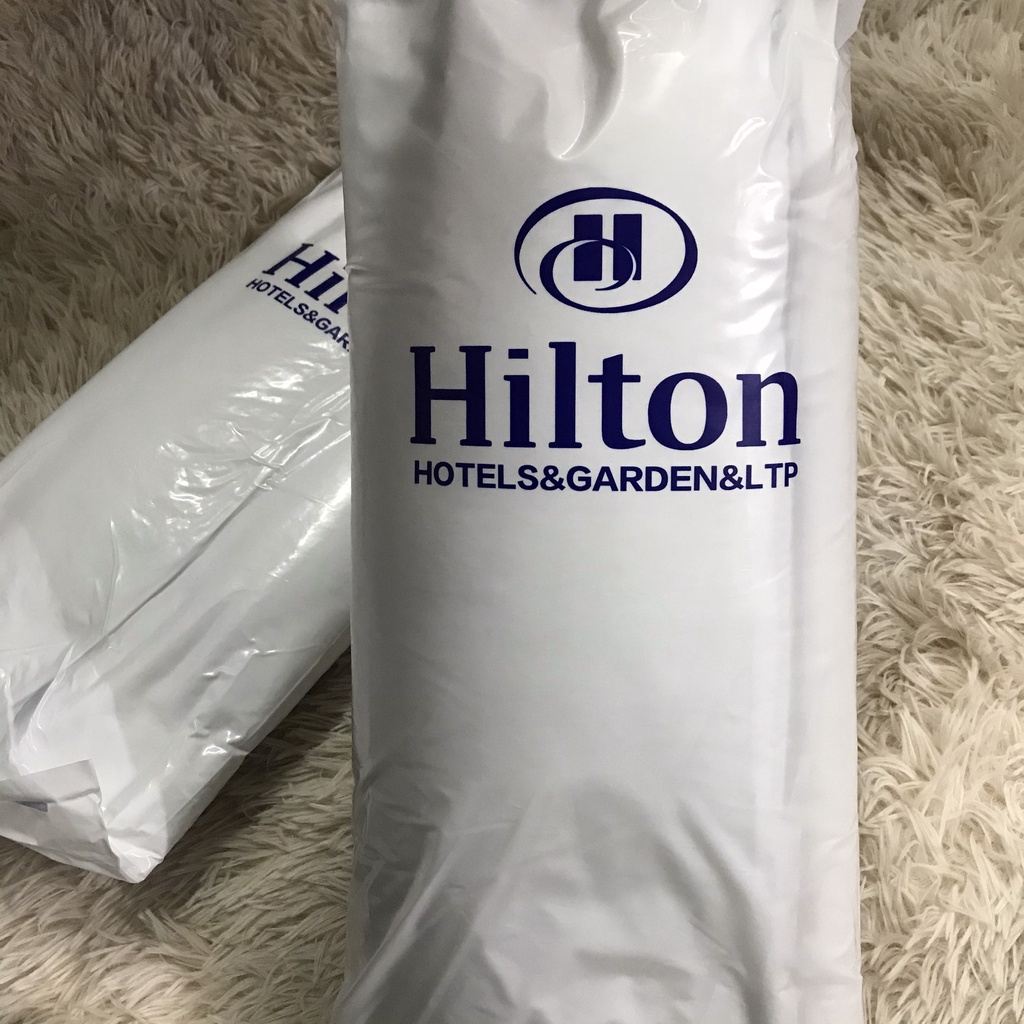 Ruột gối hilton cao cấp ép hơi 45x65 cm, gối nằm ngủ người lớn thấp bông mềm