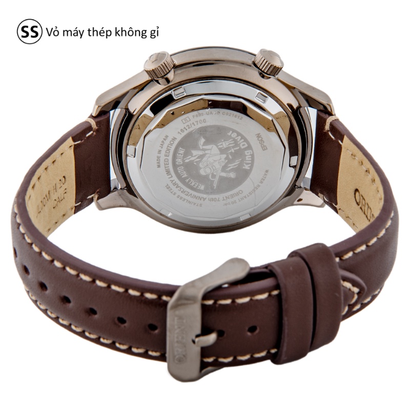 Đồng hồ nam Orient Watch King Diver Sport RA-AA0D04G0HB máy cơ automatic limited mặt kính cường lực dây da đeo tay