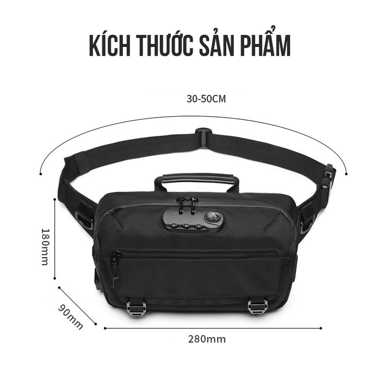 ZÓNG® Túi Đeo Hông/ Đeo Chéo OZUKO 9257