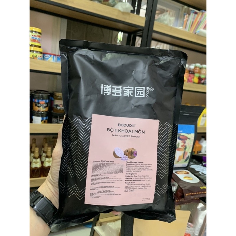 BỘT KHOAI MÔN BODUO 1KG NGUYÊN CHẤT, ĐẬM ĐÀ