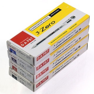 Bút gel zero-hộp 12 cây - ngòi 0.38mm