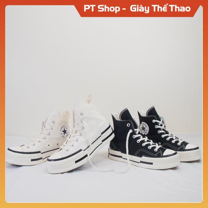 Giày Thể Thao Nam Nữ Converse 1970s Plus A00916c Trắng Đen Cổ Cao , Giày Sneaker Converse Vải Canvas Hàng SC PT Shop