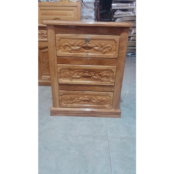 Tủ đầu giường gỗ gõ đỏ hàng loại 1