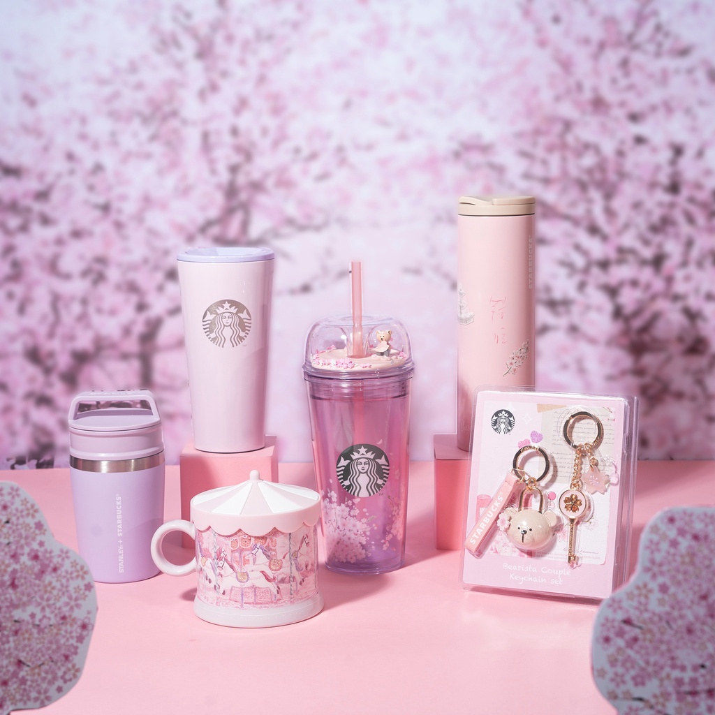 Móc khóa Bearista Couple Keychain Set của Starbucks