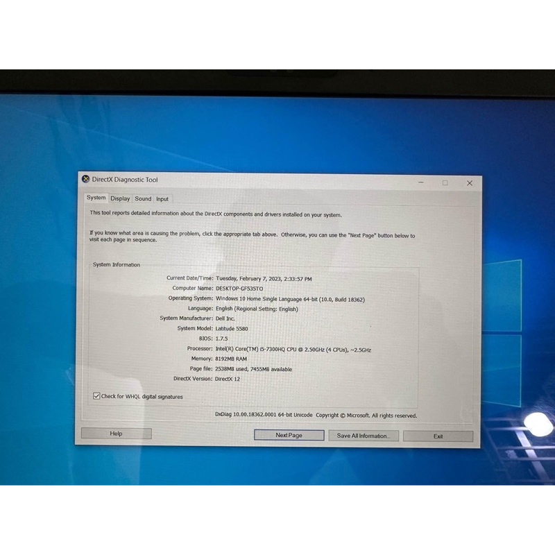 Laptop Gaming đồ hoạ cũ Dell E5580 Core i7 Ram 16G SSD 256G Mới 99,9% Nguyên Nilon Hàng Chất Phím Số | BigBuy360 - bigbuy360.vn