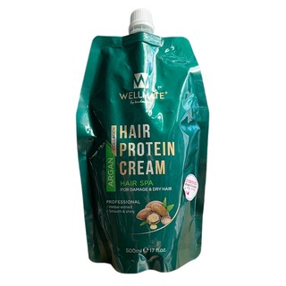 Hấp dầu phục hồi tóc hư tổn nặng Wellmate Hair Protein Cream 500ml