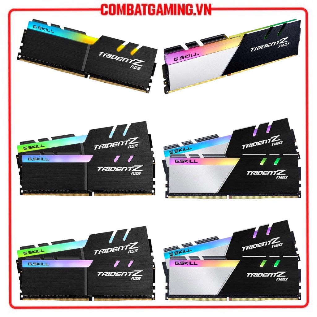 Ram Gskill Trident Z Neo RGB DDR4 8GB 16GB 32GB 64GB Bus 3200Mhz 3600Mhz Hàng Chính Hãng