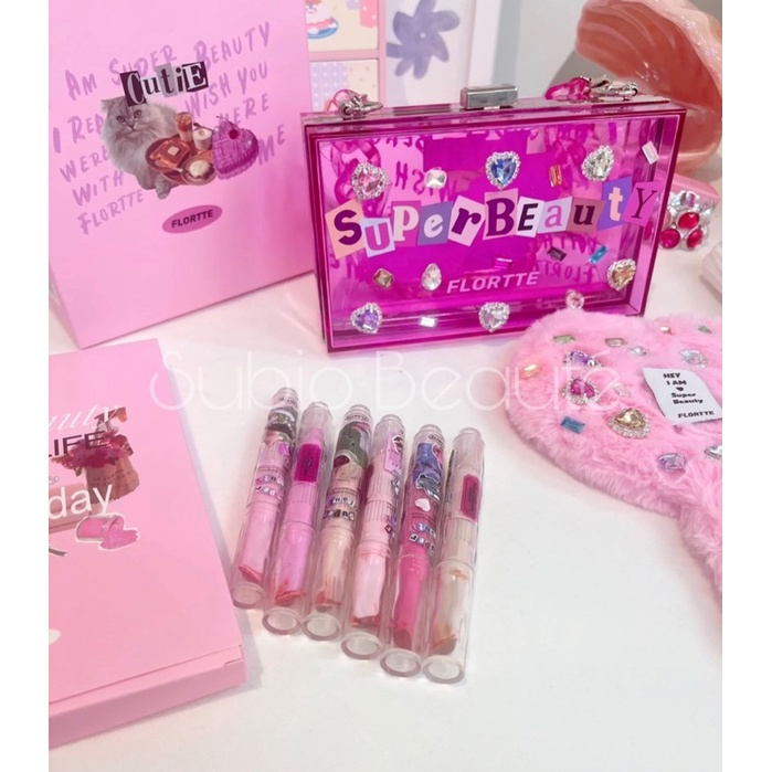 Son tint bóng Flortte