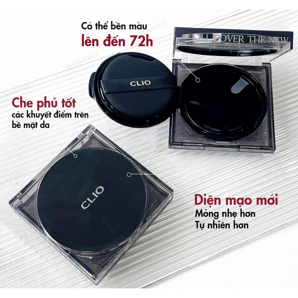 Phấn Nước Clio Kill Cover Founwear Cushion The New SPF 50+ PA+++