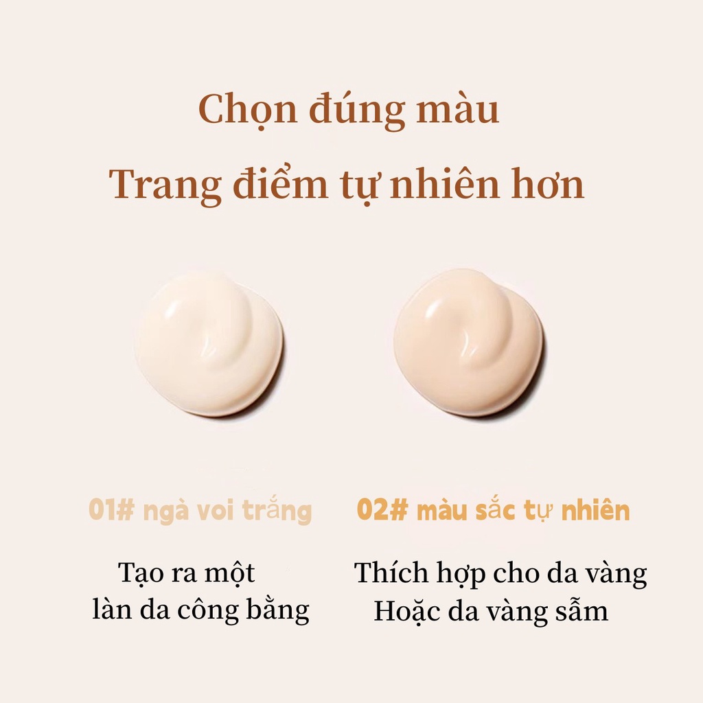 Novo® Kem nền che khuyết điểm toàn diện dưỡng ẩm không thấm nước  30g