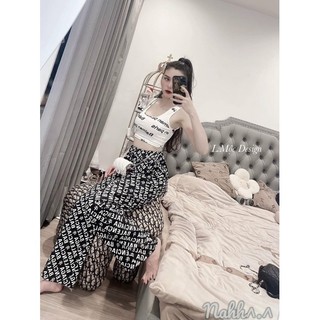 SET BỘ ÁO SÁT NÁCH QUẦN LANH CHẤT MÁT LỊM