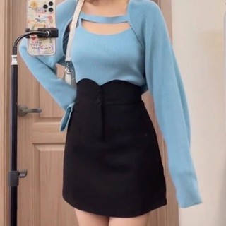 Chân váy a cạp cao bigsize 60-100kg thiết kế lưng cong