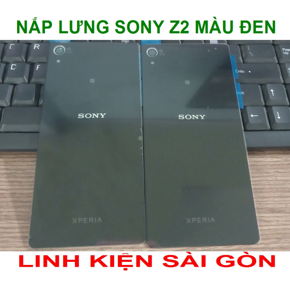NẮP LƯNG SONY Z2 MÀU ĐEN