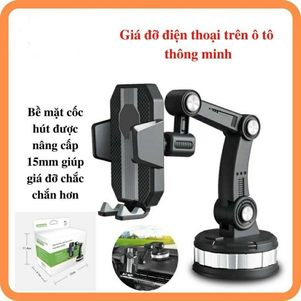 GIÁ ĐỠ ĐIỆN THOẠI HÍT KÍNH W30 CÓ NÚM XOAY TRẮNG CỐ ĐỊNH SIÊU DÍNH