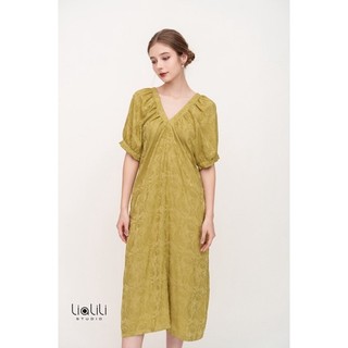 Đầm lụa cổ tim - THIẾT KẾ TỪ LIALILI