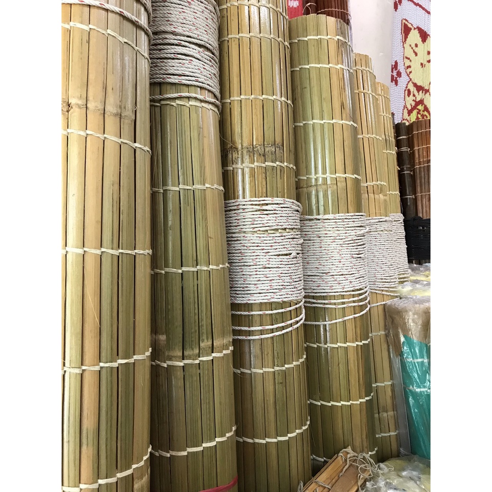 NGANG 2m x CAO( 2m/ 2m5/ 3m ) - MÀN SÁO TRE GIÀ NỨA TO - HÀNG DẦY - NẶNG KÝ - CHỐNG GIÓ MẠNH - TRANG TRÍ & CHE NẮNG MƯA