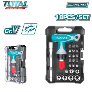BỘ TUA VÍT TOTAL CHỮ T 18 CHI TIẾT TACSD30186