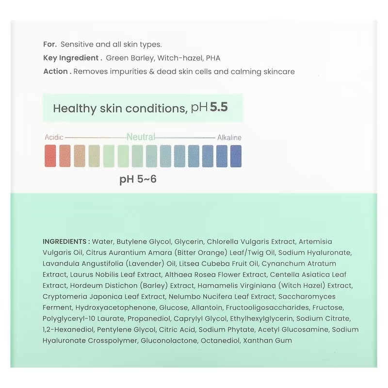 Miếng Pad tẩy da chết làm sạch lỗ chân lông cho da nhạy cảm Heimish All Clean Green Pore Toner Pad 75ea 300g