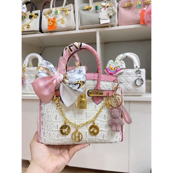 Túi HM BIKIN CÁ SẤU SPSL sang chảnh