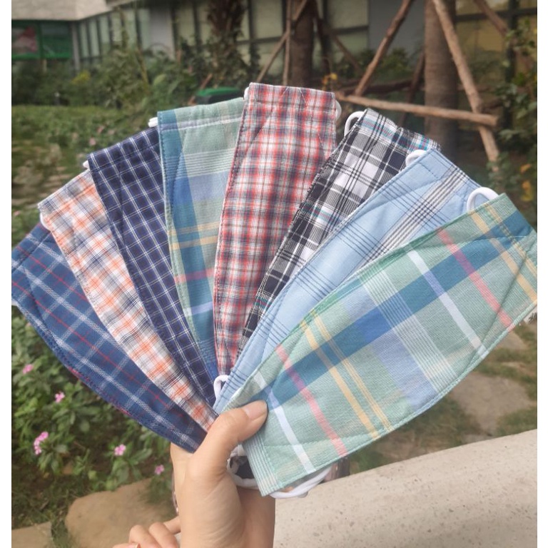 Khẩu trang vải 3D dáng KF94  3 lớp