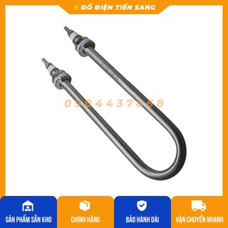 Điện trở nhiệt chữ U đơn 30cm, công suất 3kW/4kW/5/W điện áp 220V - Thanh nhiệt đun nước, nồi hơi, sấy Inox giá rẻ