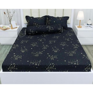 Bộ ga gối kèm vỏ gối ôm 4 món 1m2/1m4/1m6
