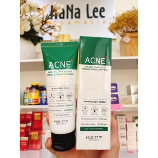 Sữa rửa mặt cho da mụn acne some by mi 100ml