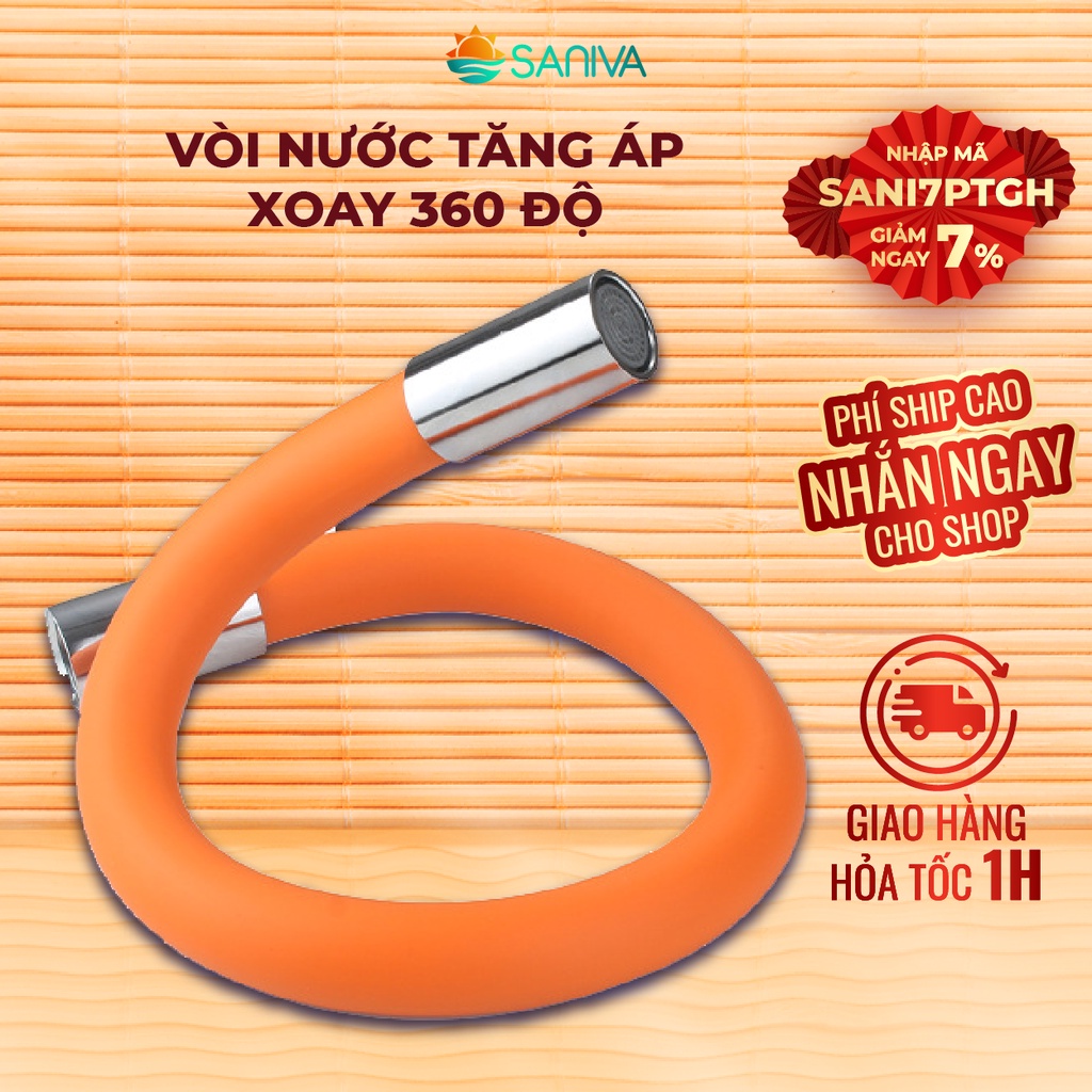 Vòi Nước Tăng Áp Silicone Thông Minh Nối Dài Vòi Nước, Tạo Bọt Nước Xoay Linh Hoạt Xoay 360 Độ