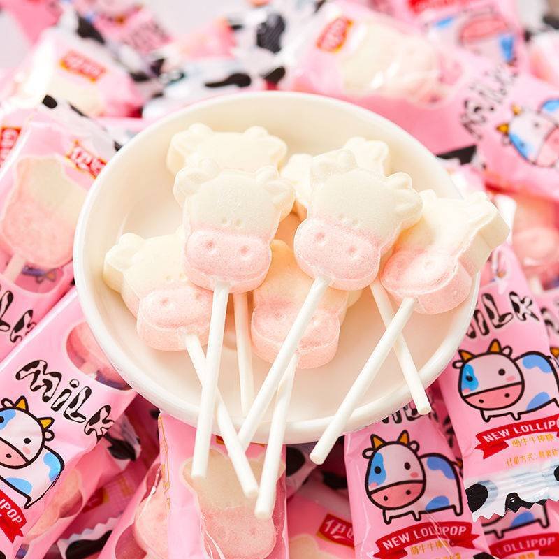 [ Có 102 tại thị trường ] Combo 1000g Kẹo cây sữa chua hình đầu bò đặc sản Tân Cương