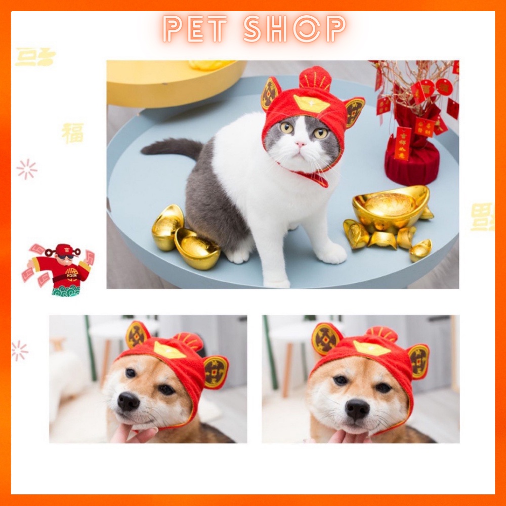 Mũ Xinh Xắn Nhiều Mẫu Mềm Dễ Thương Dành Cho Pet Thú Cưng