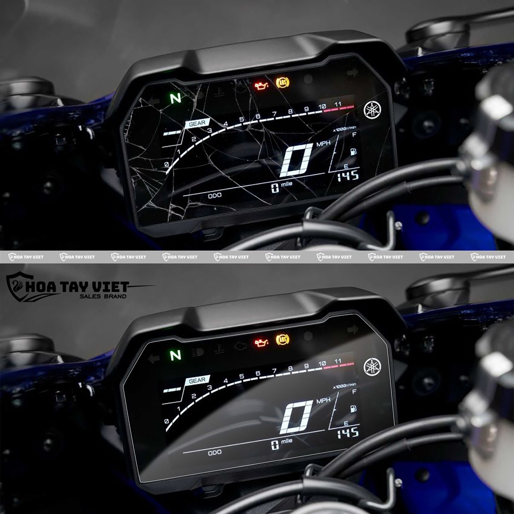Cường Lực YAMAHA YZF R17 chống trầy xước mặt đồng hồ YZF R17