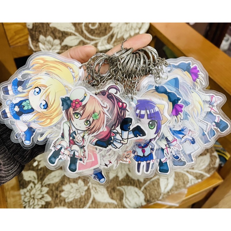 Móc khoá anime cắt tỉa nhiều mẫu 3 móc khác nhau