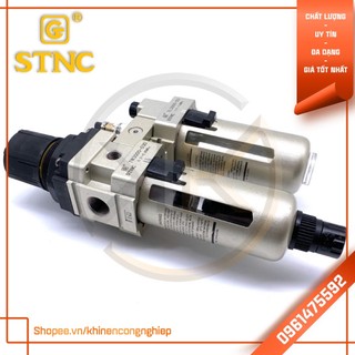 Bộ lọc đôi khí nén stnc tc3010-03 / tc3010-03d - xả tay / xả tự động