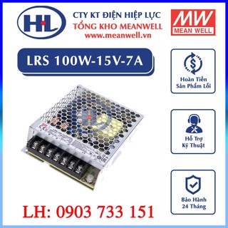 Nguồn tổ ong 15v, meanwell lrs -100-15, nguồn led, nguồn camera
