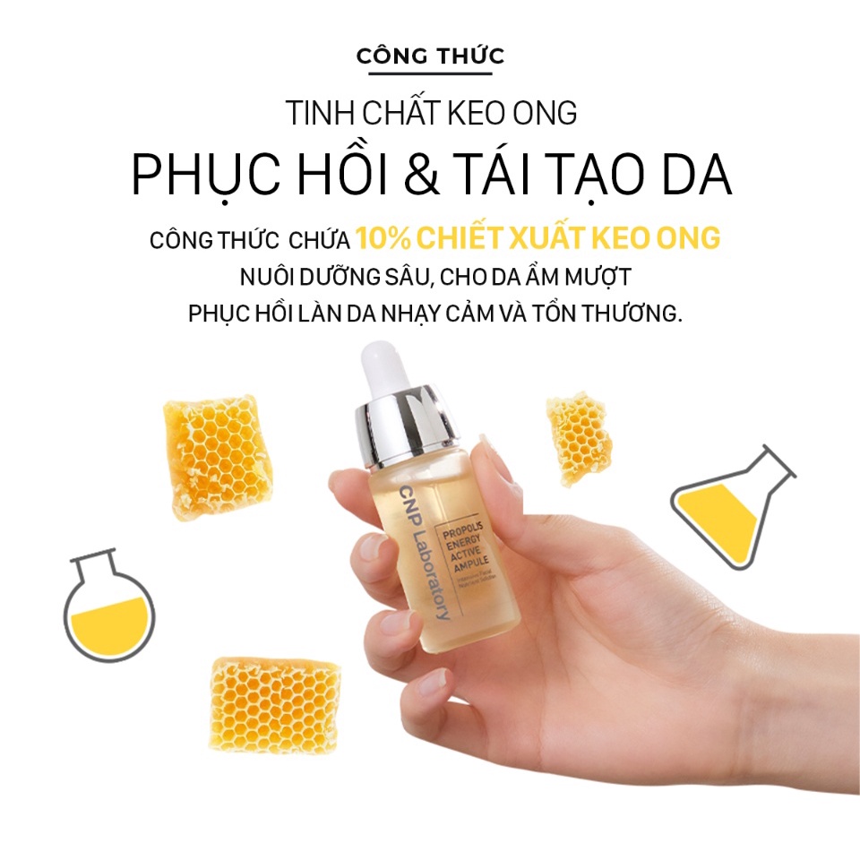 Tinh Chất Keo Ong CNP Laboratory Propolis Energy Ampule 15ml/30ml